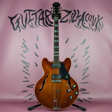 Load image into Gallery viewer, Epiphone Riviera 1977 Vintage Sunburst Blue Label Matsumoku MIJ Japan