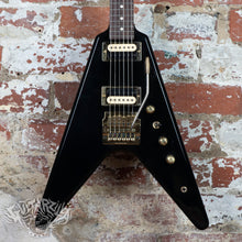 Load image into Gallery viewer, Greco Flying V MTV-80 Kahler Black 1984 MIJ Japan Vintage