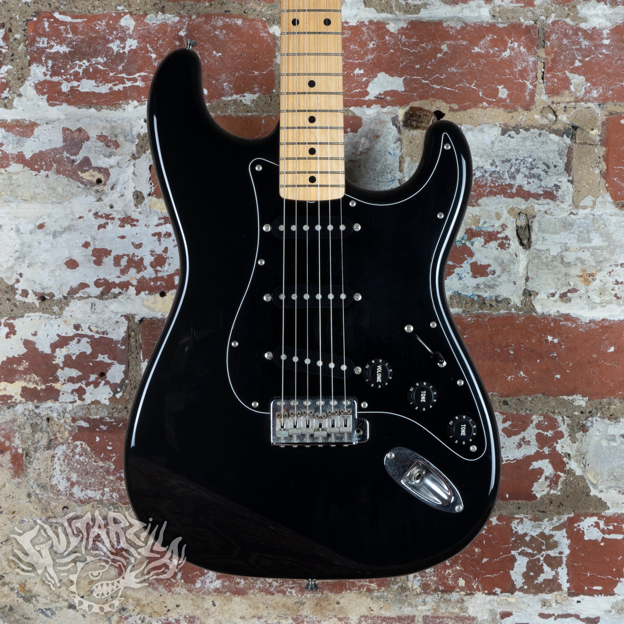 Squier Silver Series Stratocaster 1993 Black MIJ Japan