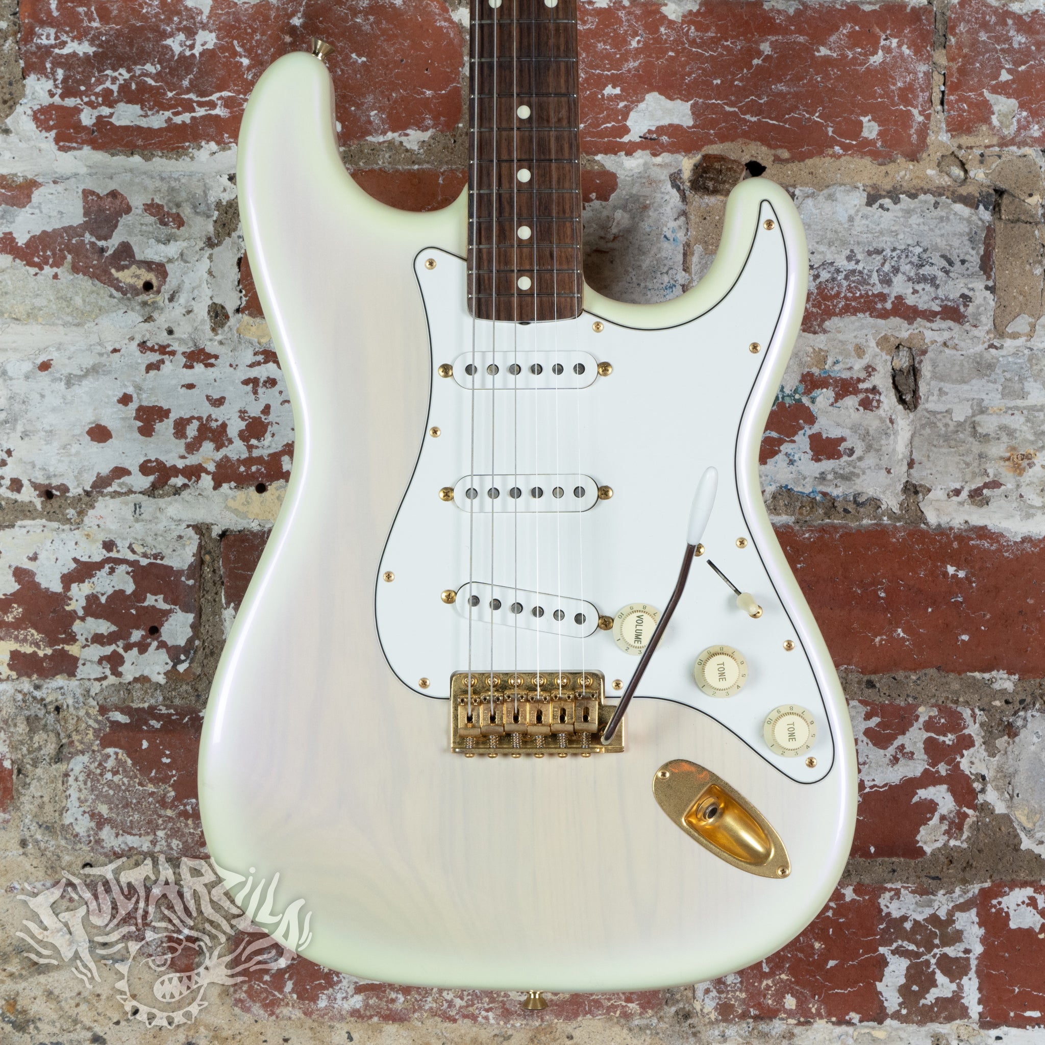 Fender Stratocaster '62 Reissue ST62-80SPL 2002 White Purple