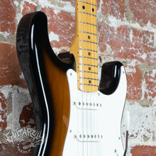 Load image into Gallery viewer, Fender '54 Reissue Stratocaster ST54-80AM 1997 2 Tone Sunburst Custom Shop 50's pickups CIJ Japan