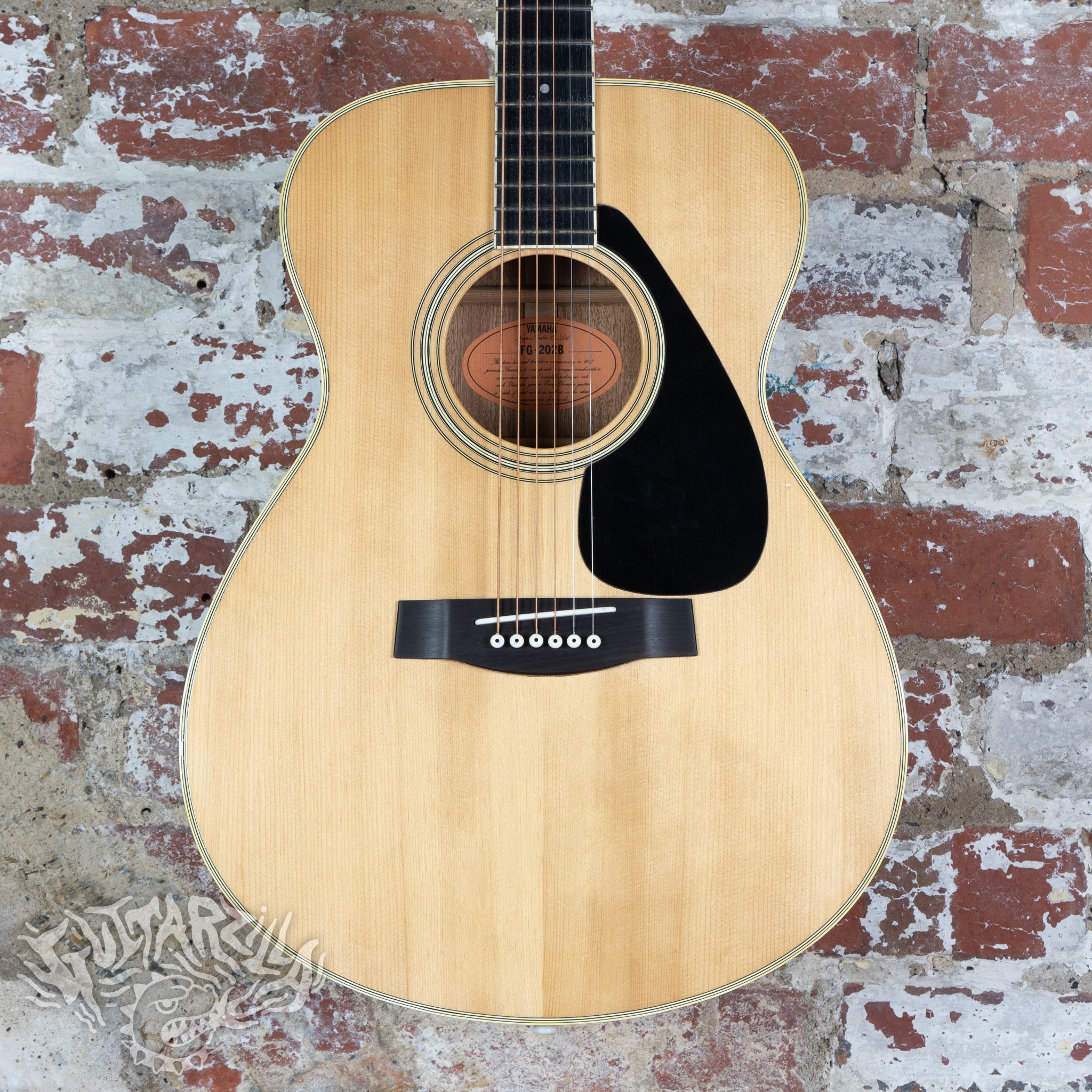 Yamaha FG-202B Folk Acoustic Guitar Size MIJ Japan Japanese