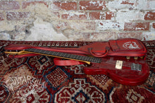 Load image into Gallery viewer, Aria Pro II Cardinal Series Bass CSB-380 Medium Scale 1981 Transparent Red MIJ Japan Matsumoku