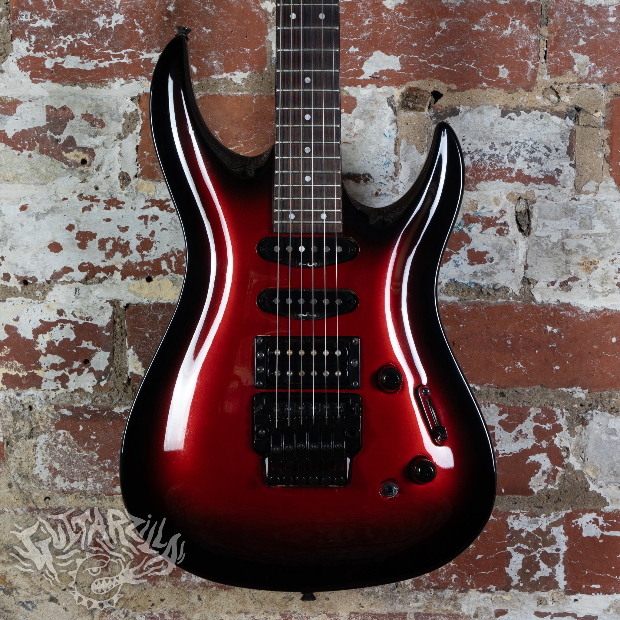 Yamaha RGZ-II Superstrat 1990 Red Black Sunburst MIJ Japan