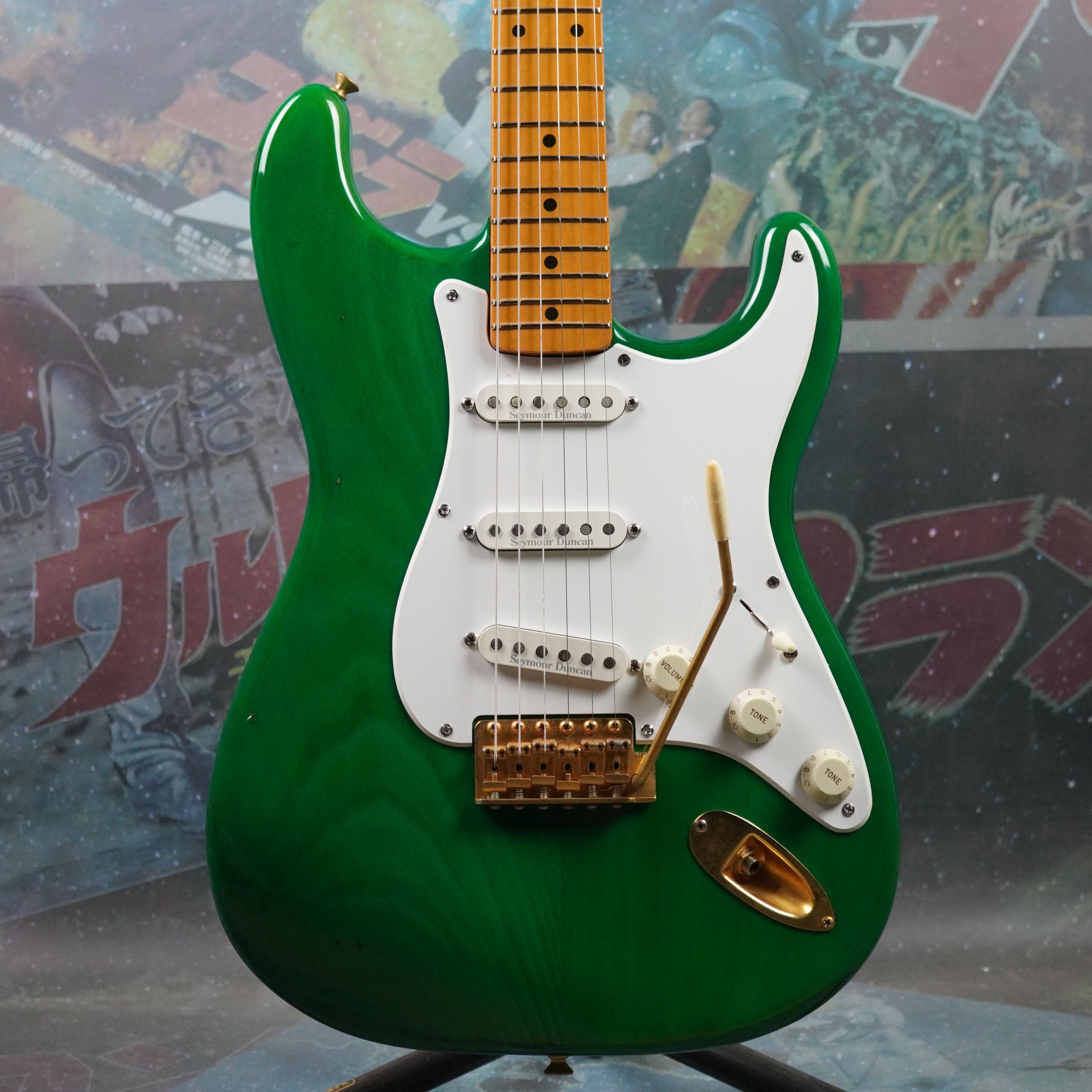 Fender Stratocaster '57 Reissue ST57G-65 1993 Charcoal Green MIJ
