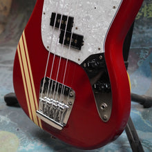 Load image into Gallery viewer, Fender Mustang Bass MB-98 Torino Red Competition Stripe 2006 CIJ Japan