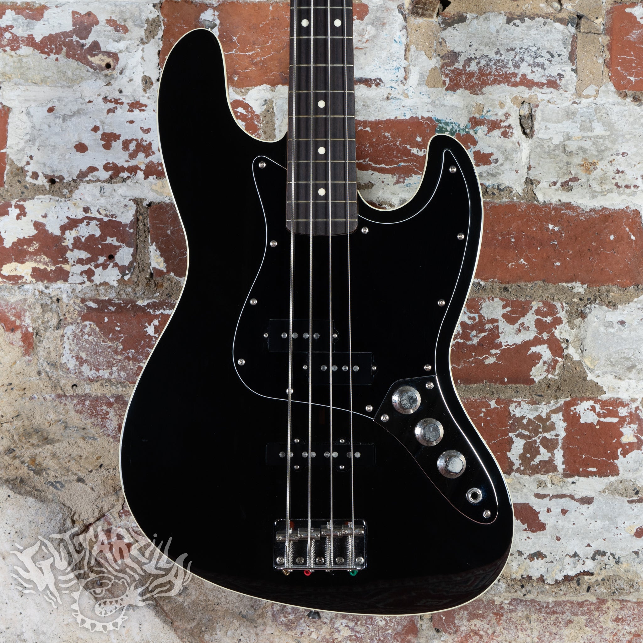 Fender Japan Aerodyne Jazz Bass AJB OCR 超美品！ Fender Aerodyne Jazz Bass AJB 2010 Black MIJ Japan – Guitarzilla