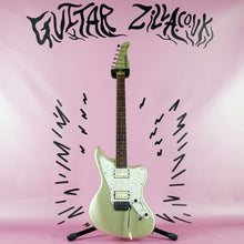 Load image into Gallery viewer, Fernandes JG65s Sustainer 1990's Silver Sparkle MIJ Japan