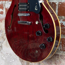 Load image into Gallery viewer, Epiphone Japan Riviera ST 1981 Transparent Red MIJ Matsumoku JV