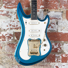 Load image into Gallery viewer, Guyatone LG-350T Custom 1978 Blue Metallic Offset MIJ Japan
