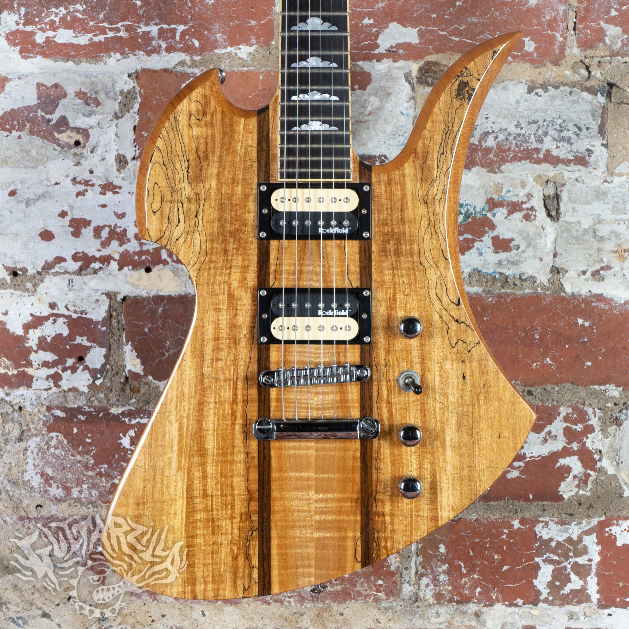 B.C. Rich Mockingbird Exotic 2008 Natural MIK Korea – Guitarzilla