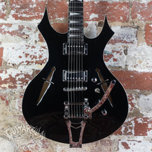 Load image into Gallery viewer, B.C. Rich The Dagger 2000's Onyx Black Semi-Hollow