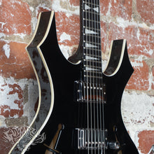 Load image into Gallery viewer, B.C. Rich The Dagger 2000's Onyx Black Semi-Hollow