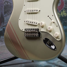 Load image into Gallery viewer, Fender Stratocaster Traditional 50's FSR 2018 Inca Silver Shoreline Gold Competition Stripe MIJ Japan