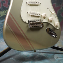Load image into Gallery viewer, Fender Stratocaster Traditional 50's FSR 2018 Inca Silver Shoreline Gold Competition Stripe MIJ Japan