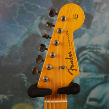 Load image into Gallery viewer, Fender Stratocaster Traditional 50's FSR 2018 Inca Silver Shoreline Gold Competition Stripe MIJ Japan