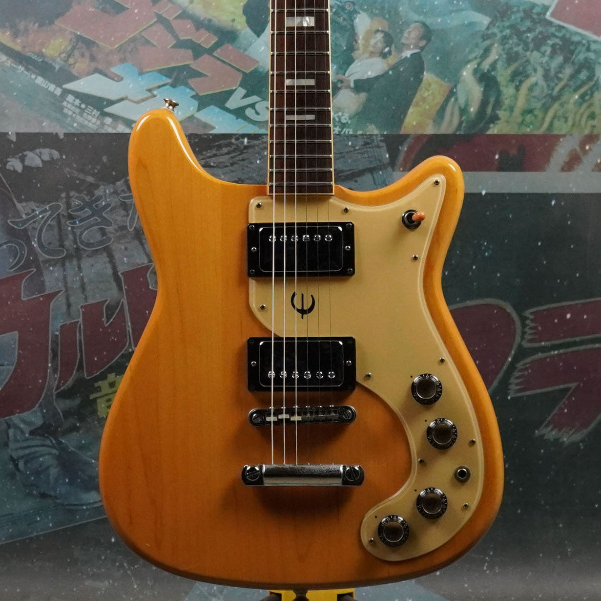 Epiphone Wilshire 1970's Natural MIJ Japan Matsumoku – Guitarzilla