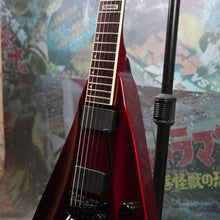 Load image into Gallery viewer, Edwards E-C-98V Flying V EMG 1990's Candy Apple Red MIJ ESP Japan