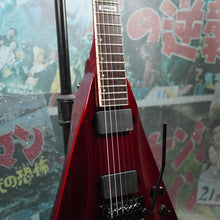 Load image into Gallery viewer, Edwards E-C-98V Flying V EMG 1990's Candy Apple Red MIJ ESP Japan