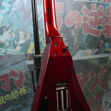Load image into Gallery viewer, Edwards E-C-98V Flying V EMG 1990's Candy Apple Red MIJ ESP Japan