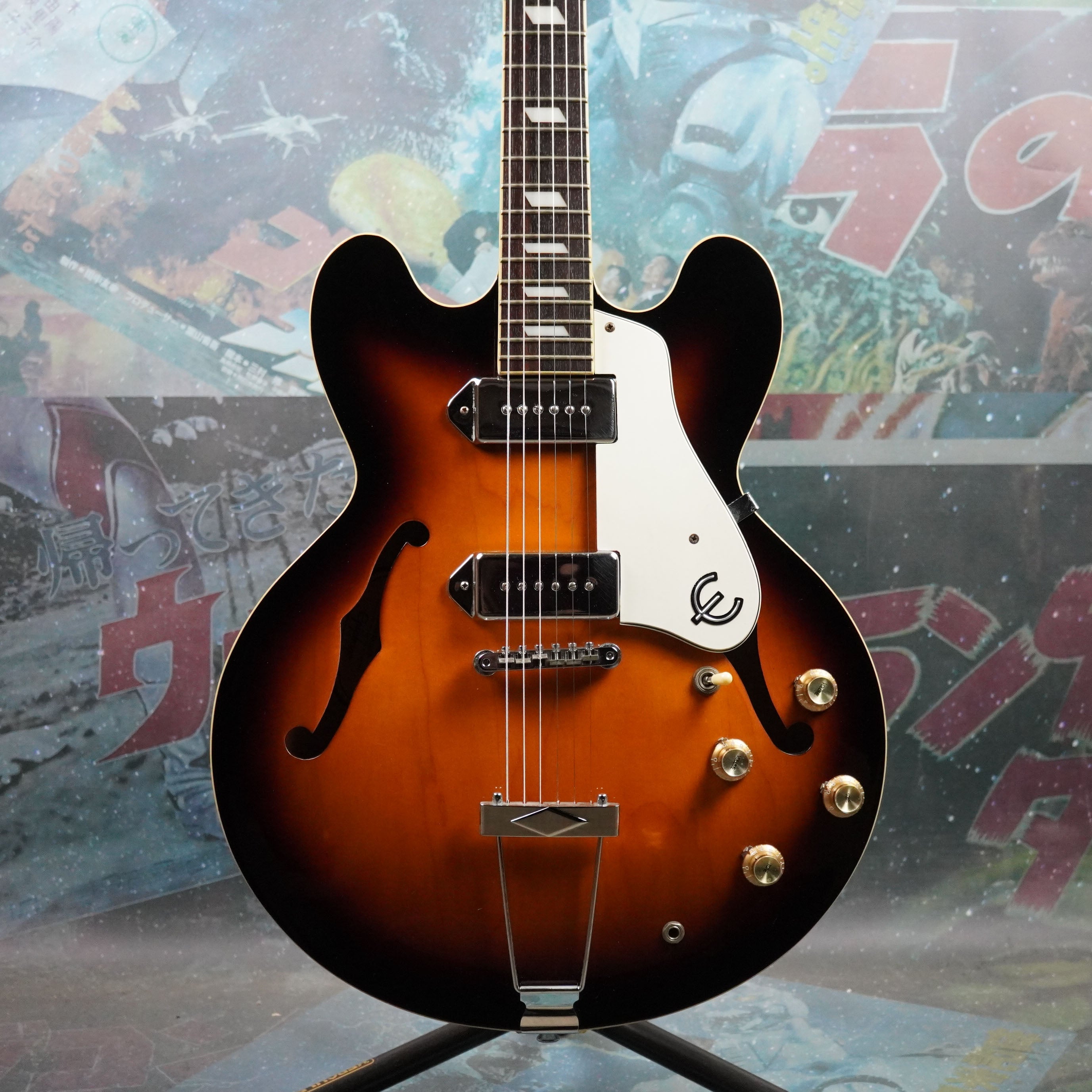 ギター Epiphone CASINO SB MADE IN Peerless Epiphone Casino 2002 Vintage Sunburst Peerless MIK Korea – Guitarzilla