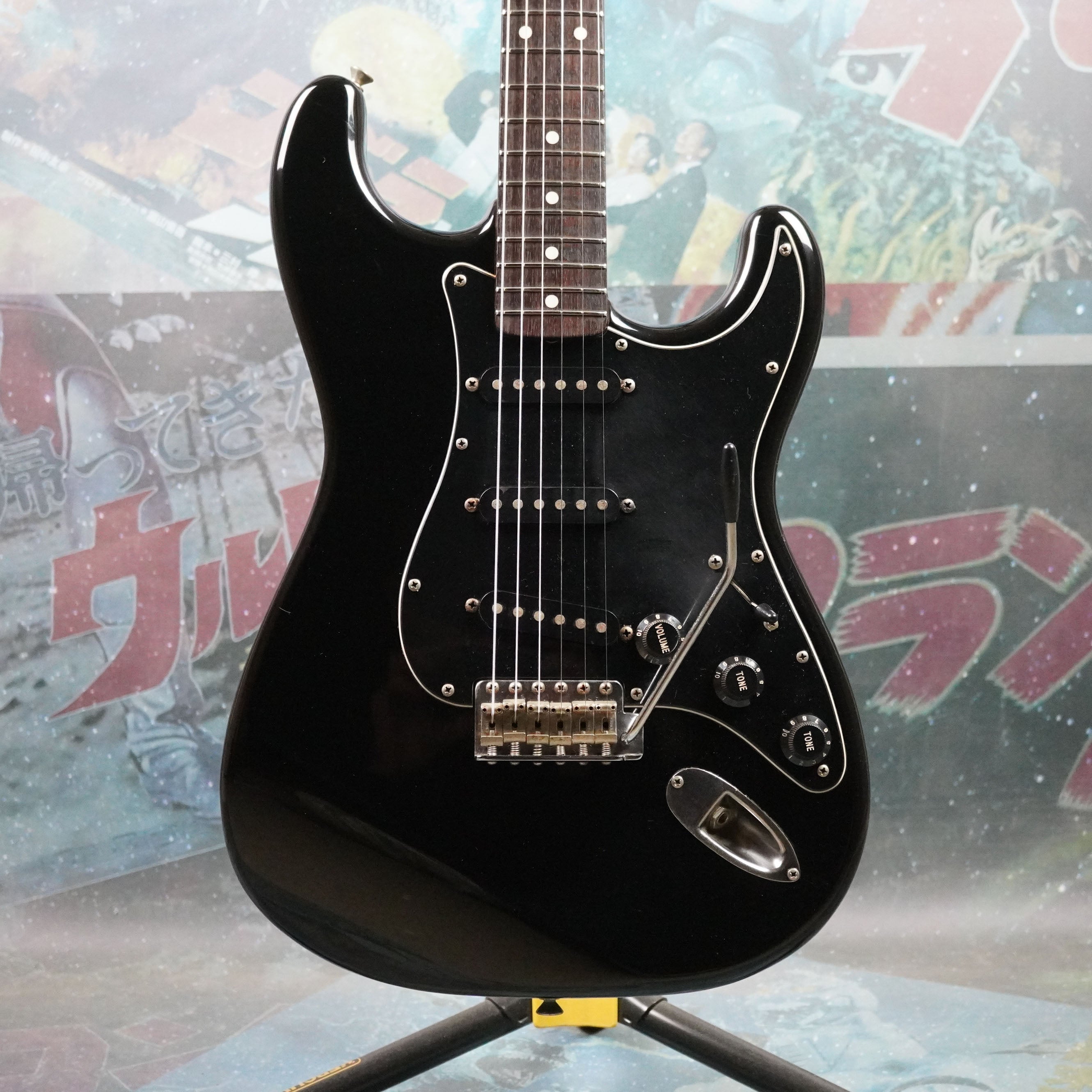 Squier Stratocaster SST-30 1985 Black A Serial MIJ Japan 