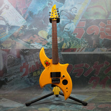 Load image into Gallery viewer, Fernandes GM-Jr Kenichi Ito Mad Soldiers Signature Mini Guitar Built In Amplifier 2000's Yellow