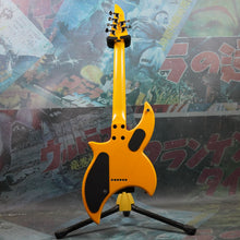 Load image into Gallery viewer, Fernandes GM-Jr Kenichi Ito Mad Soldiers Signature Mini Guitar Built In Amplifier 2000's Yellow