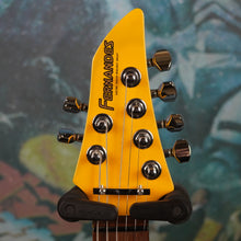 Load image into Gallery viewer, Fernandes GM-Jr Kenichi Ito Mad Soldiers Signature Mini Guitar Built In Amplifier 2000's Yellow