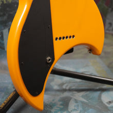Load image into Gallery viewer, Fernandes GM-Jr Kenichi Ito Mad Soldiers Signature Mini Guitar Built In Amplifier 2000's Yellow