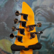 Load image into Gallery viewer, Fernandes GM-Jr Kenichi Ito Mad Soldiers Signature Mini Guitar Built In Amplifier 2000's Yellow
