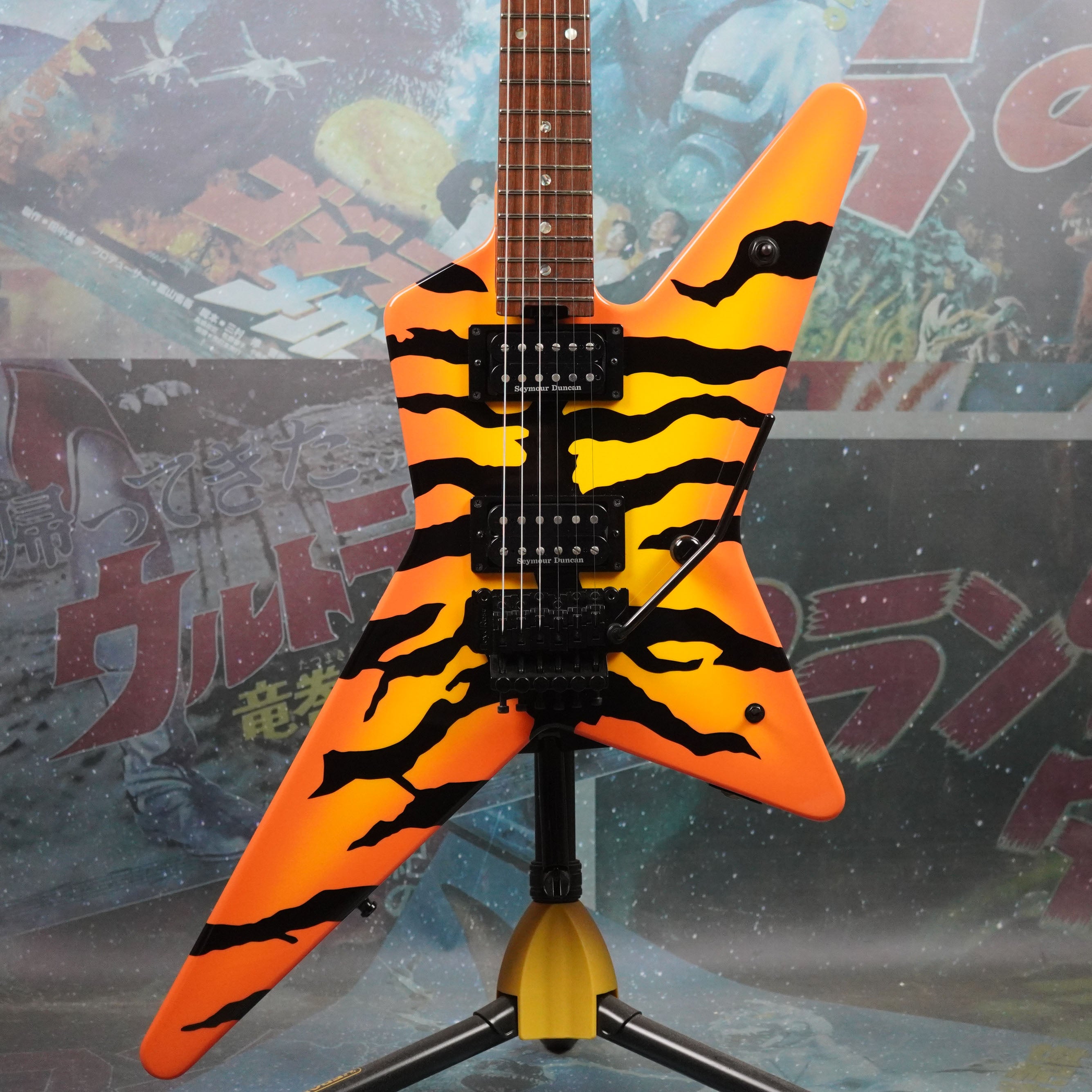 Edwards Random Star E-RS-160R 2015 Orange Tiger MIJ ESP Japan – Guitarzilla