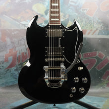 Load image into Gallery viewer, FGN JSG-5R J Standard 2012 Black Bigsby Gibson Burst Bucker MIJ Japan