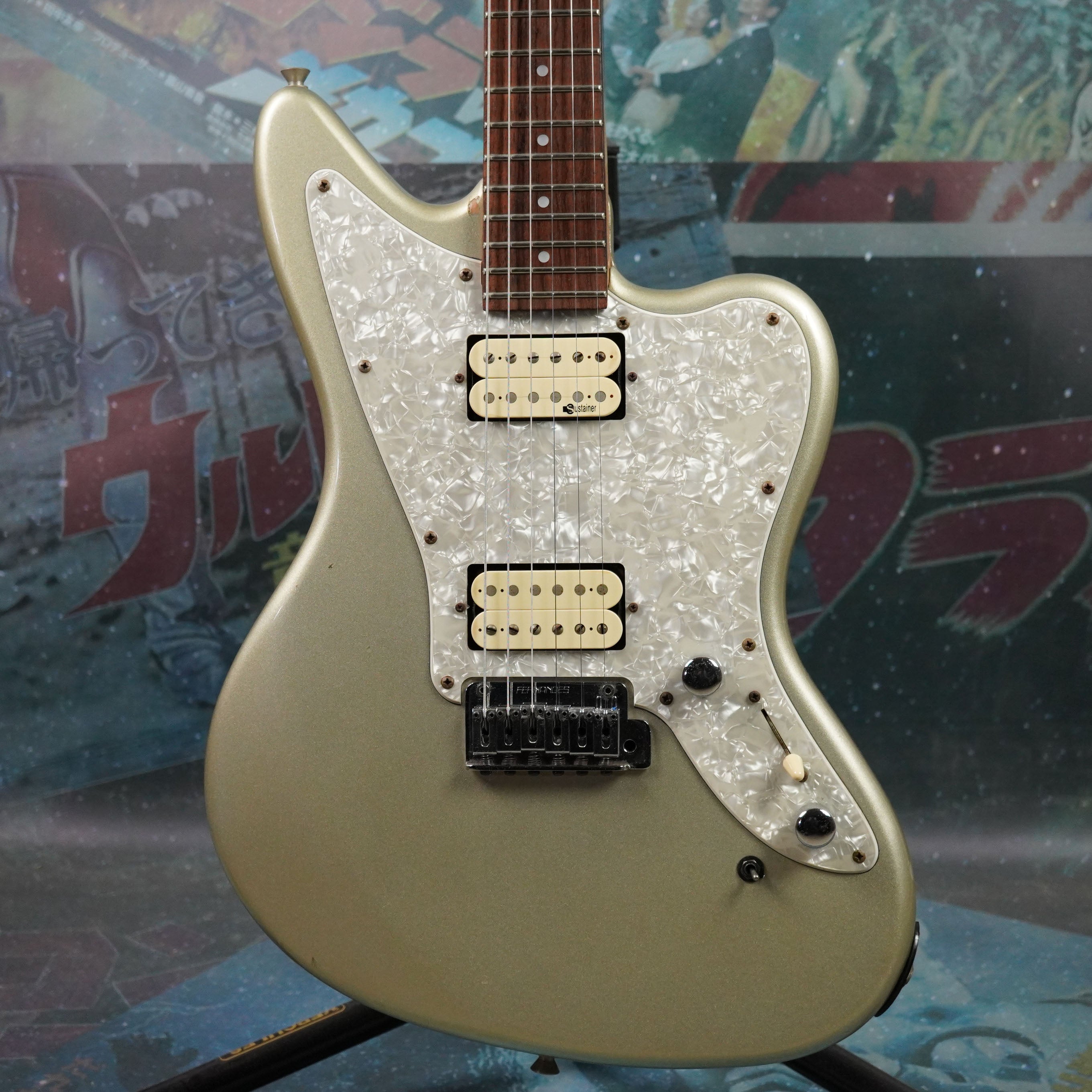 Fernandes JG65 Sustainer 1990's Silver Sparkle MIJ Japan – Guitarzilla