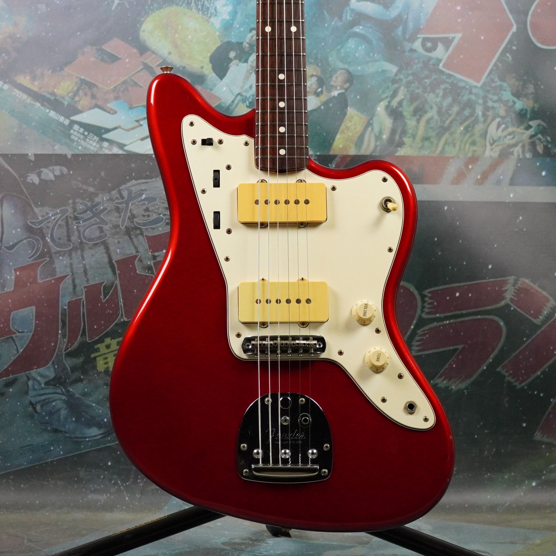 Fender Jazzmaster JM66-65 1995 Candy Apple Red MIJ FujiGen Japan