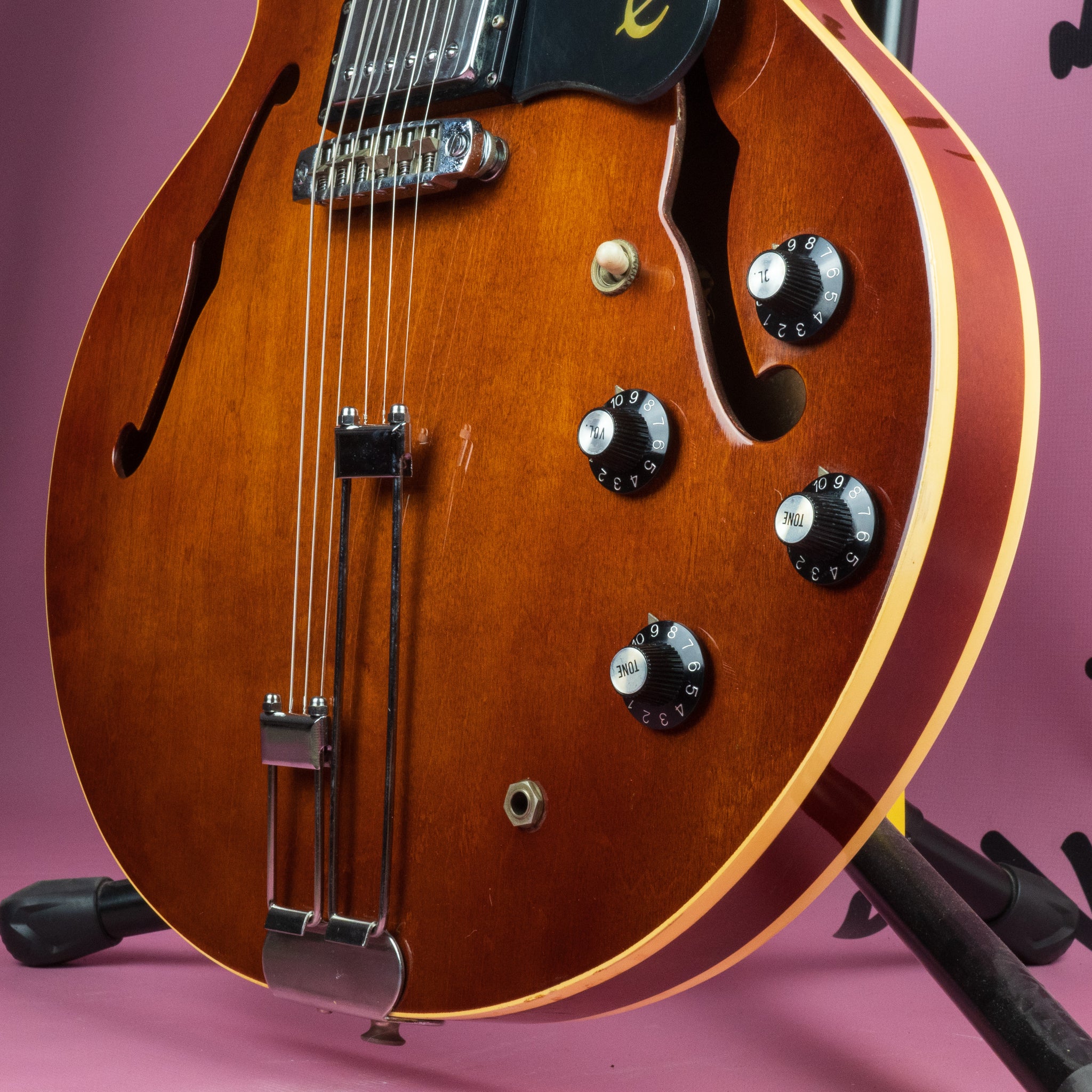 Epiphone Riviera 1977 Vintage Sunburst Blue Label Matsumoku MIJ