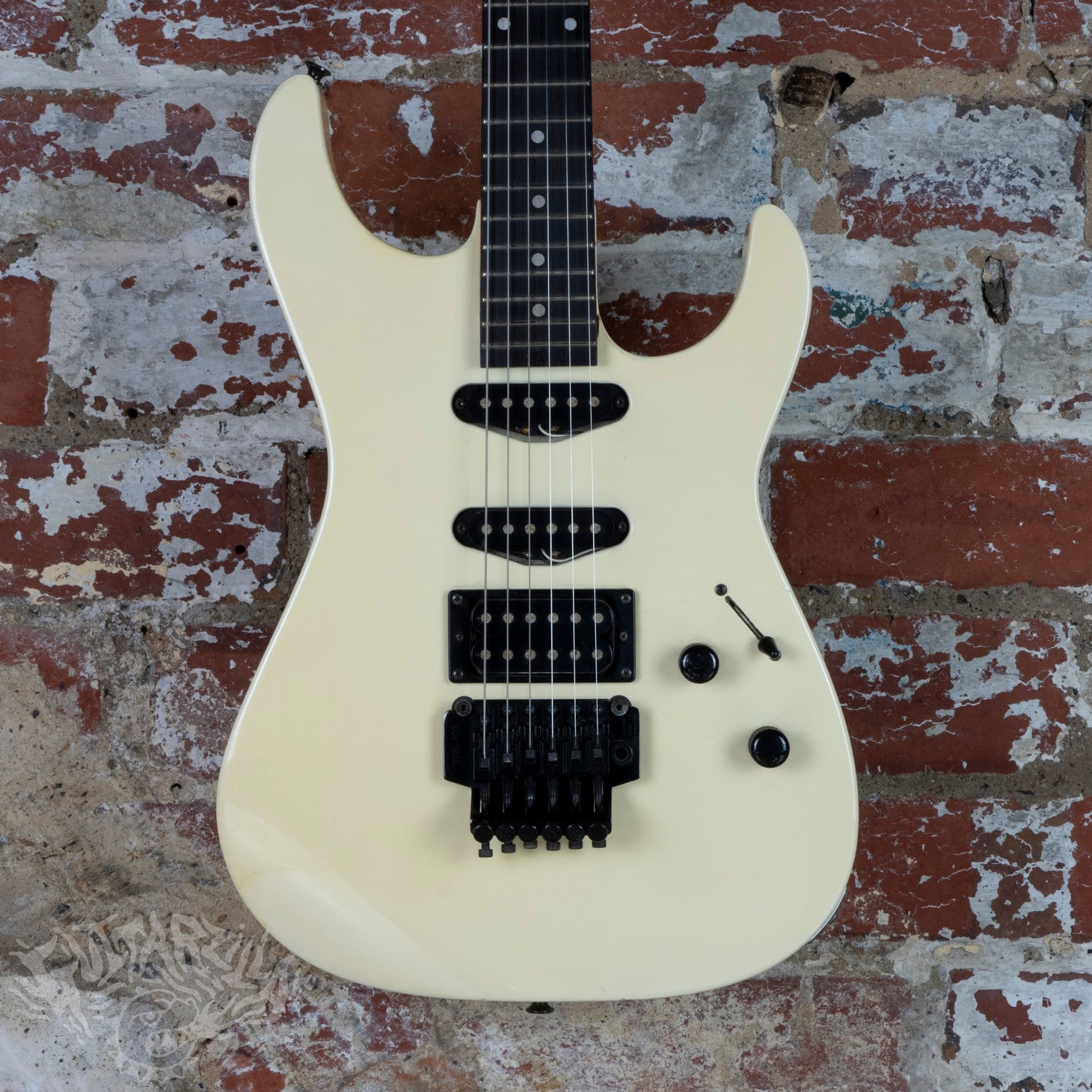 ZEP II Custom Super Strat 1980's White MIJ Japan ESP