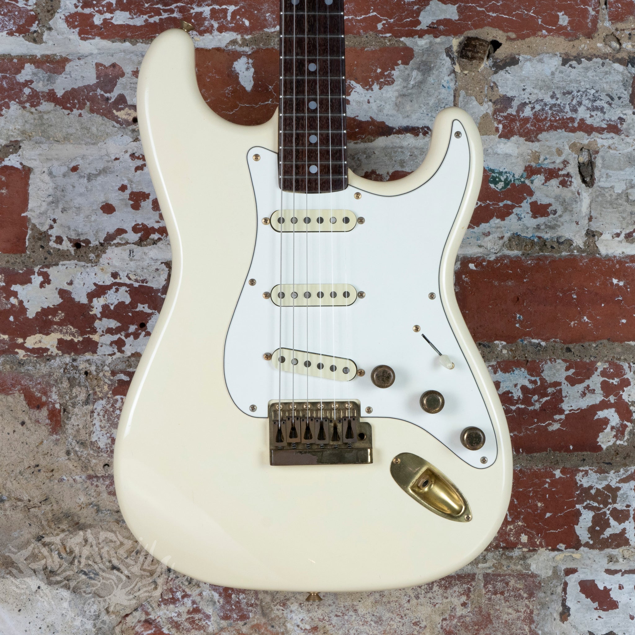 Greco Super Sound SE-600 Special Order Gold Hardware Matching Headstock  1982 White MIJ Japan