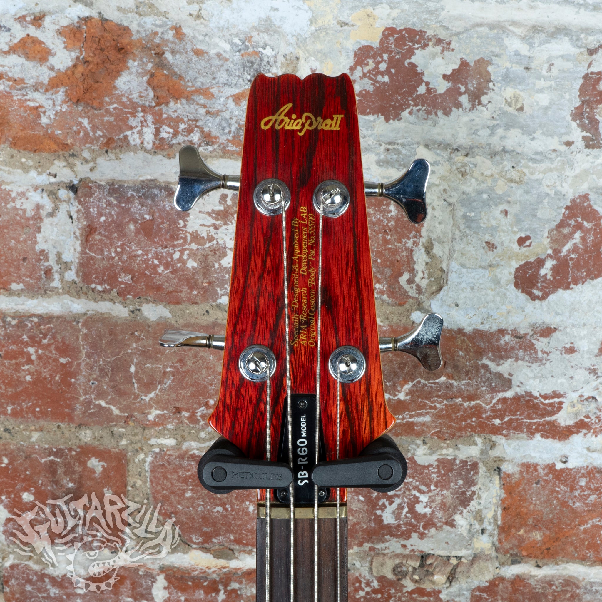 Aria Pro II SB-R60 1982 Padouk Red MIJ Japan Vintage – Guitarzilla