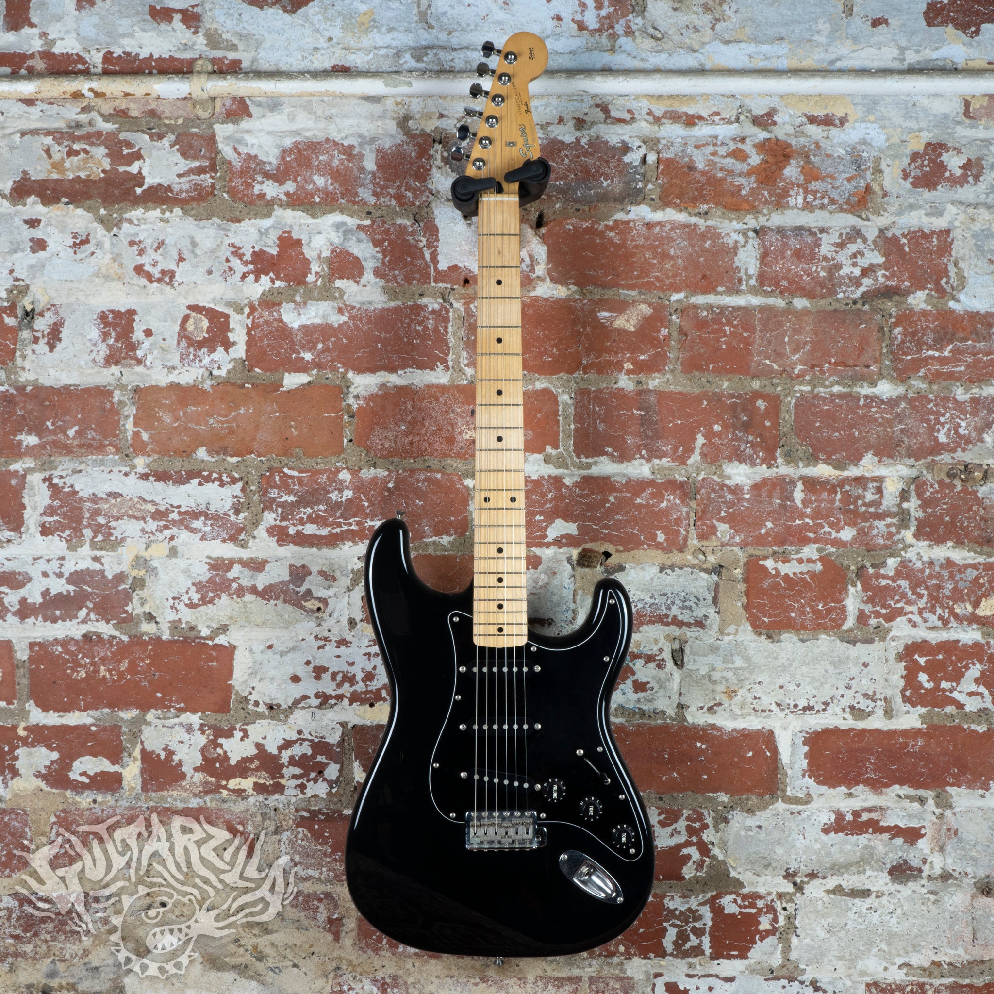 Squier Silver Series Stratocaster 1993 Black MIJ Japan FujiGen