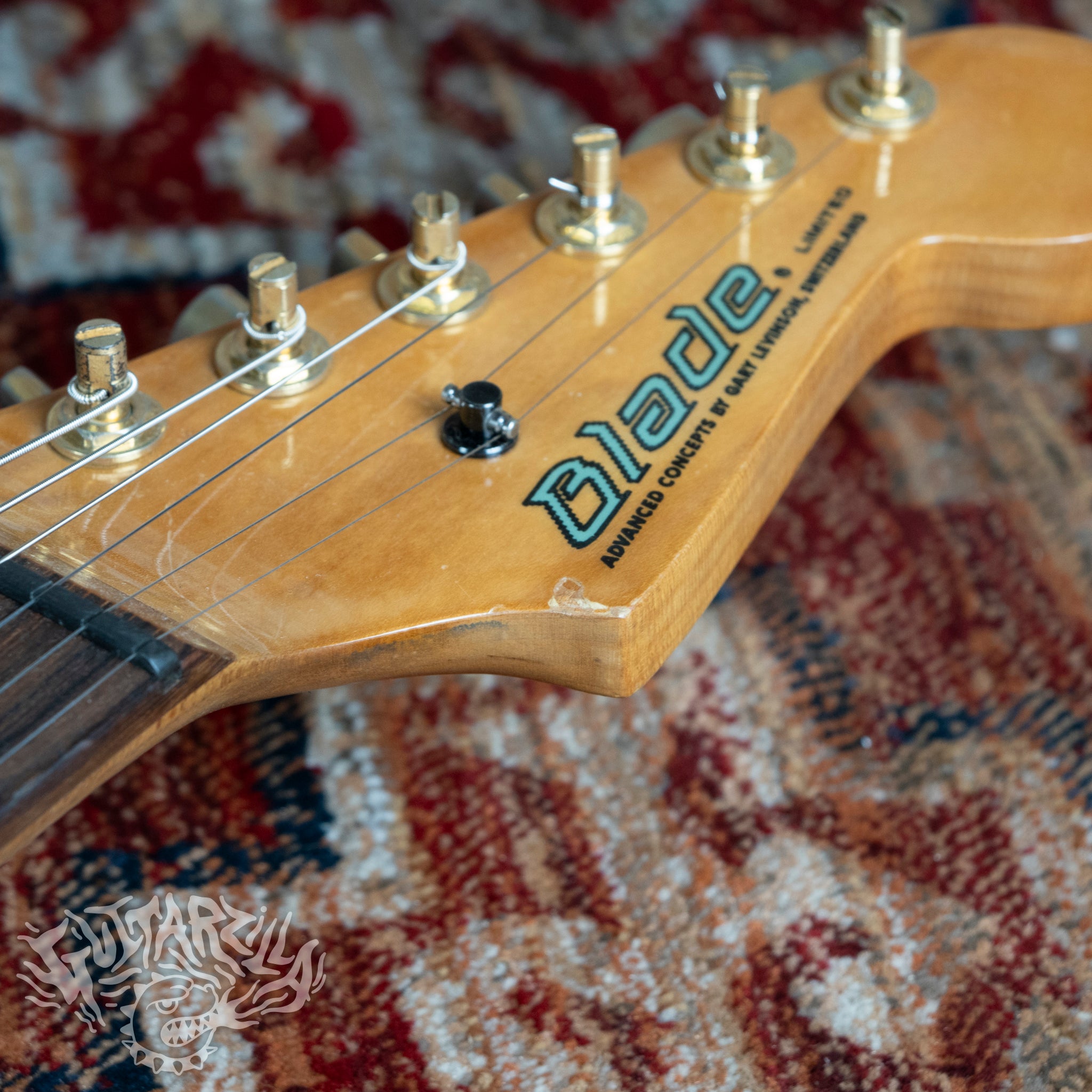 Levinson Blade Texas 1992 See Through Green Oil Finish MIJ Japan