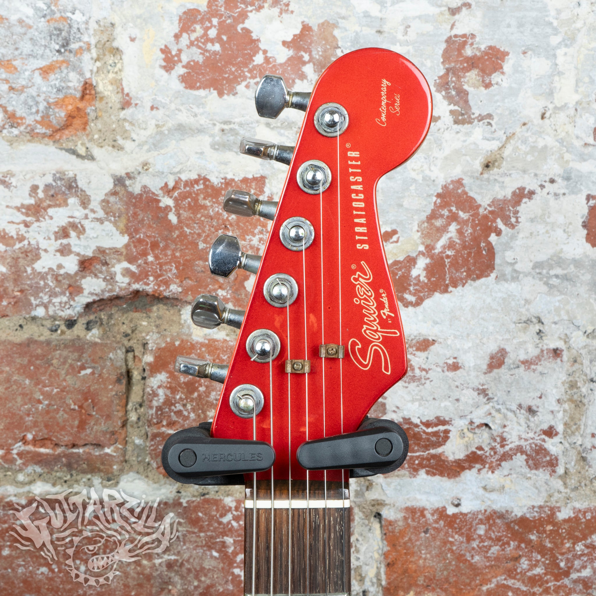 Squier Contemporary Stratocaster HH ST552 1983 Candy Apple Red MIJ