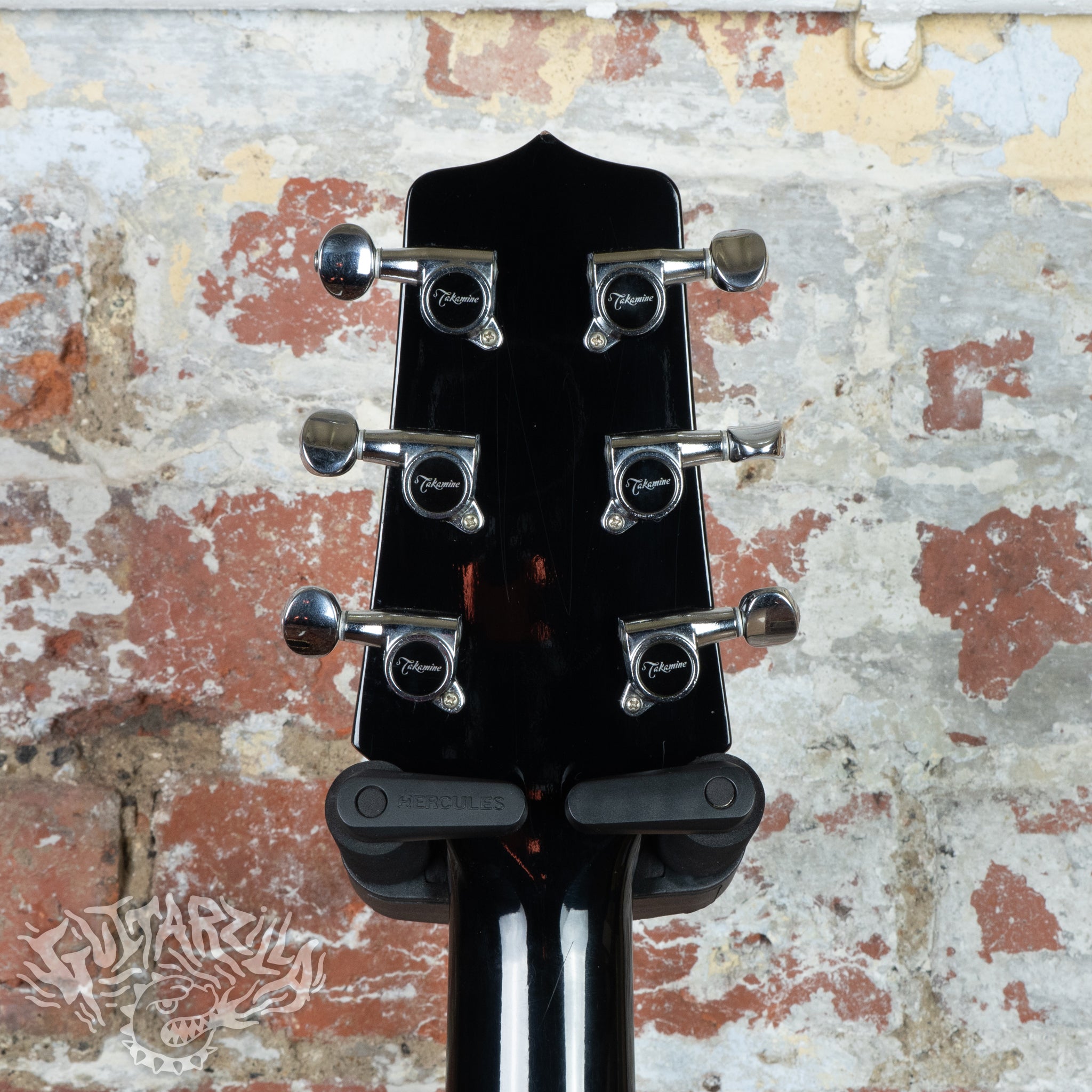 Takamine PT-105 Electro Acoustic 1992 Black Japan MIJ – Guitarzilla