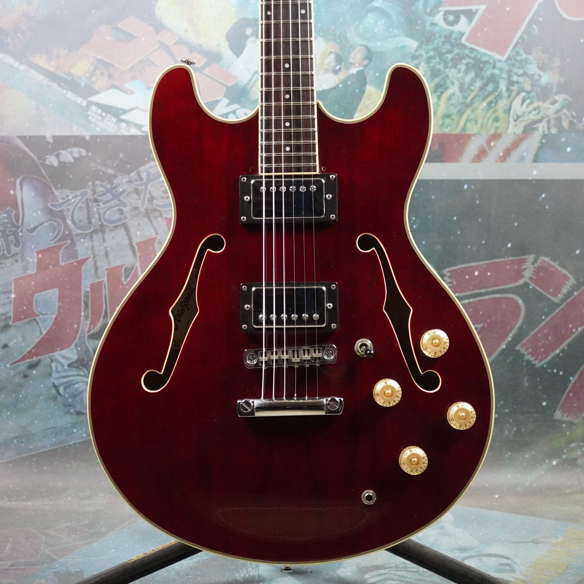 Aria Pro II TA-40 1990's Transparent Red MIK Samick – Guitarzilla