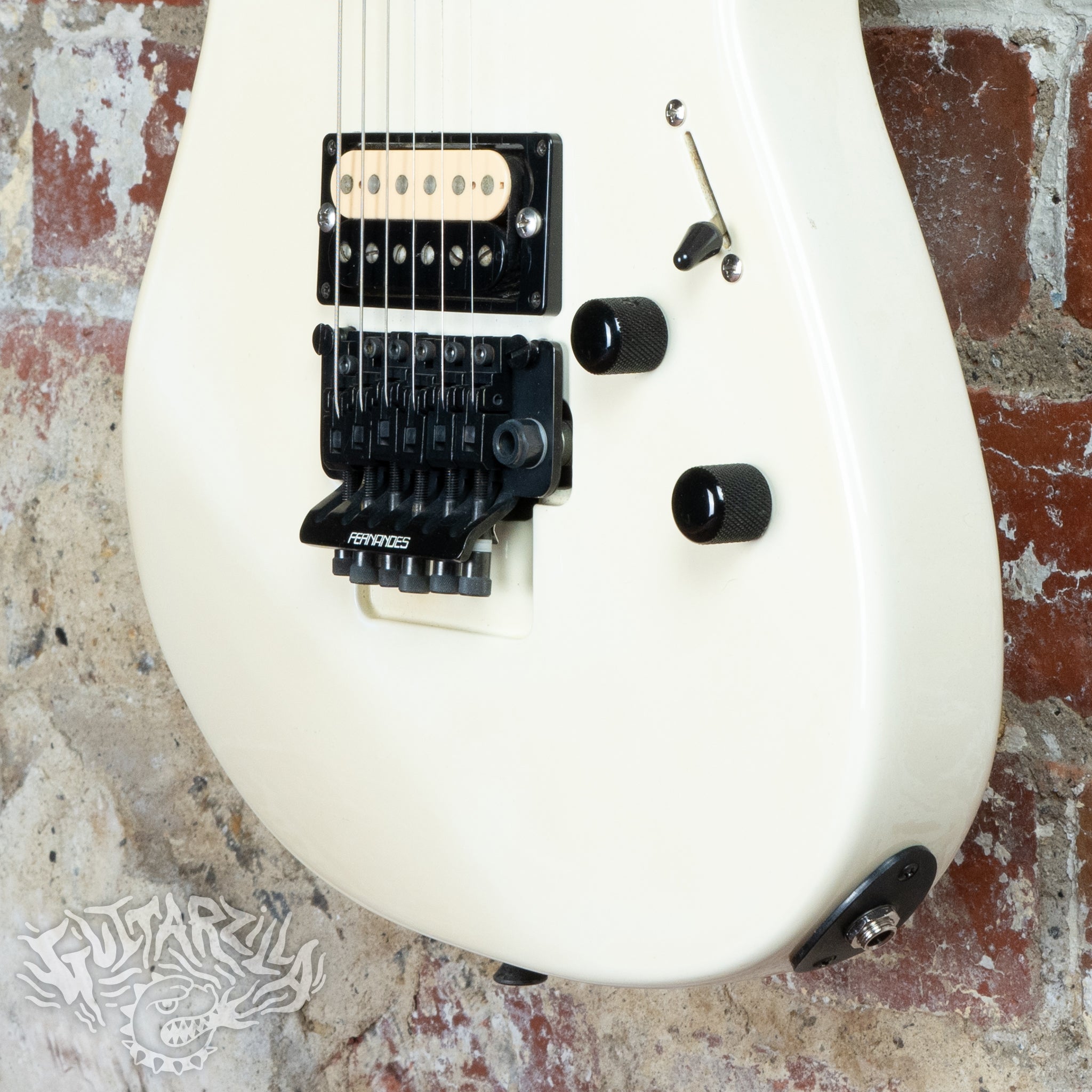 Fernandes Revolver FR-75 WHT 1989 White MIJ Japan – Guitarzilla