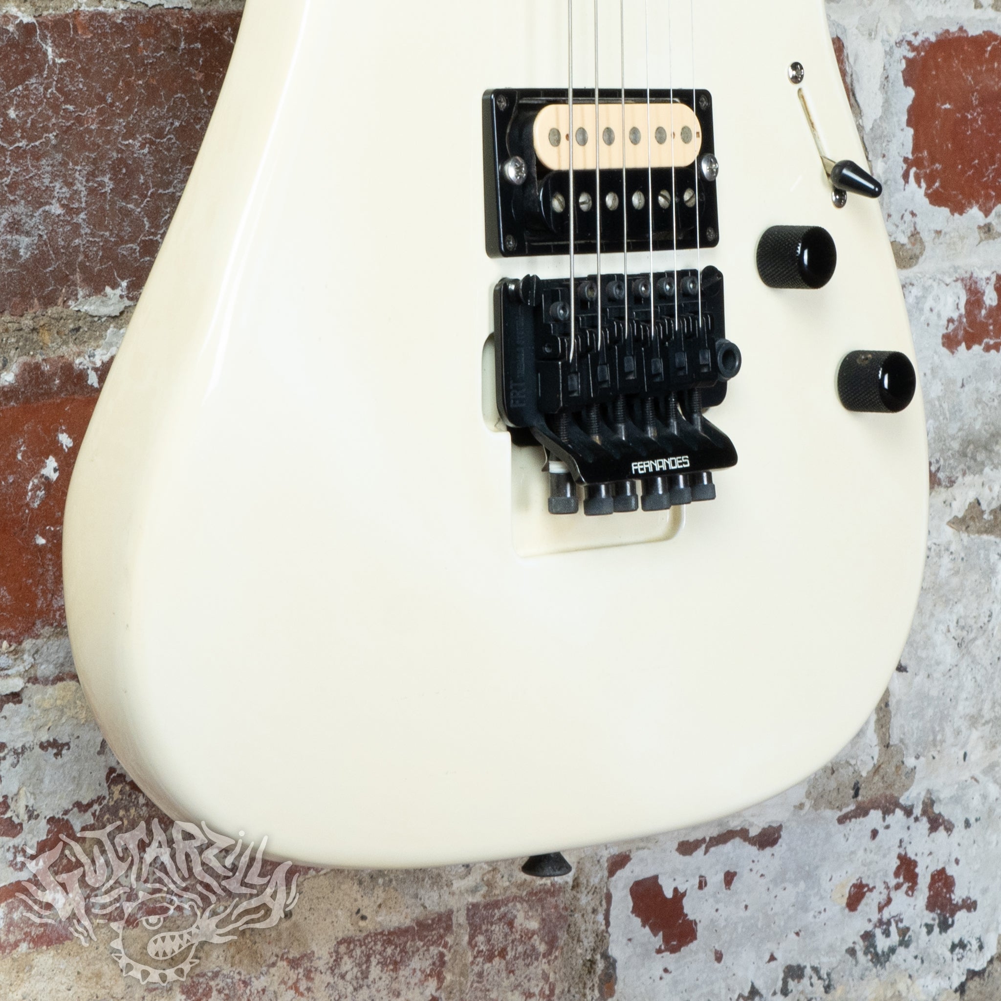 Fernandes Revolver FR-75 WHT 1989 White MIJ Japan – Guitarzilla