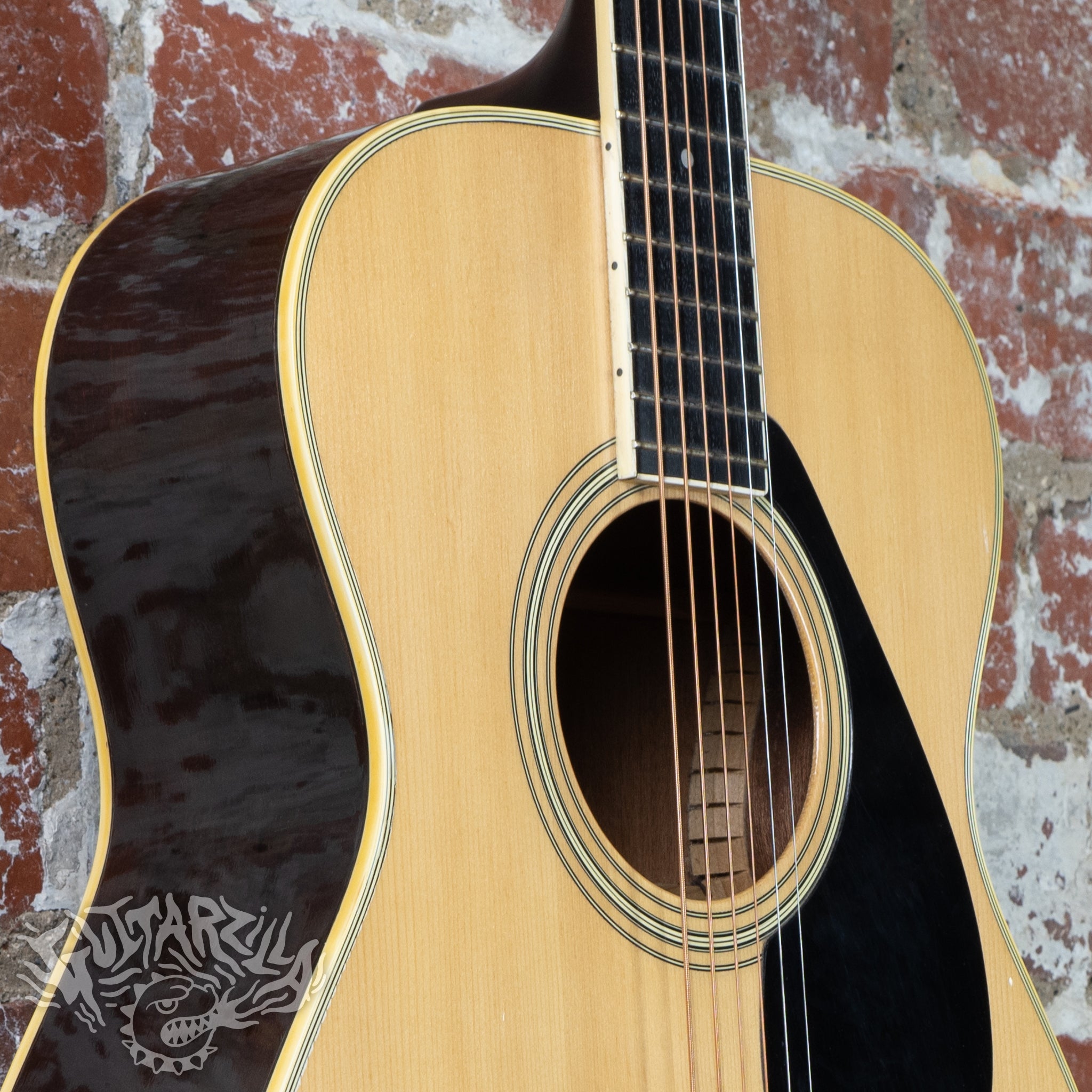 Yamaha FG-202B Folk Acoustic Guitar Size MIJ Japan Japanese