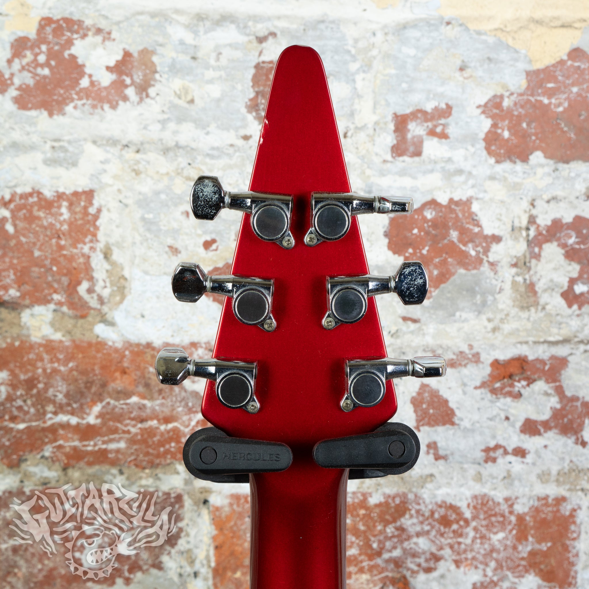 Fernandes The Function Flying V BSV-55 1980's Red Sparkle MIJ