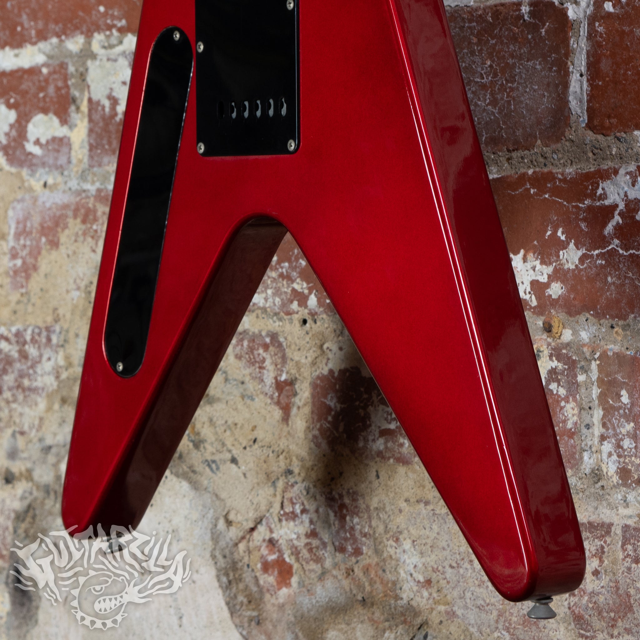 Fernandes The Function Flying V BSV-55 1980's Red Sparkle MIJ