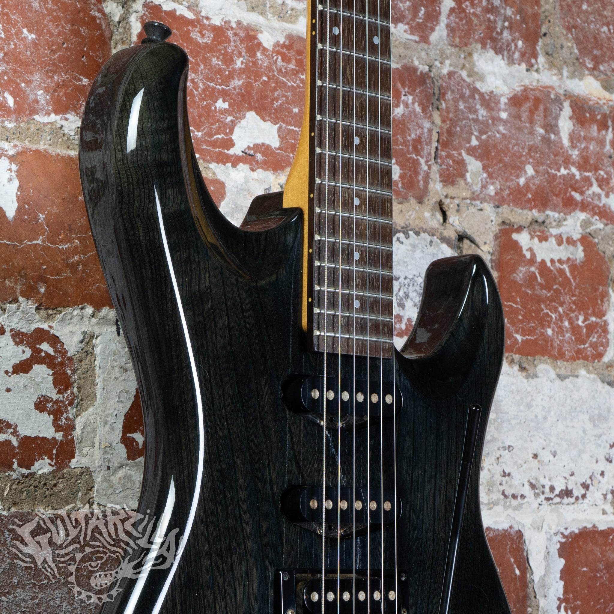 Aria Pro II The Warrior WR-653S 1989 See Through Black MIJ Japan